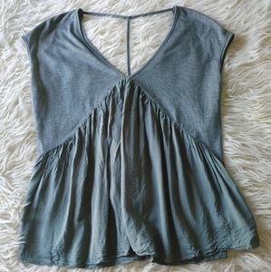 Meadow Rue T-Strap Babydoll Top